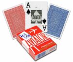 THE U.S. PLAYING CARD CO. Karty Aviator Poker No. 917 Jumbo Index kolor czerwony - obrazek 2
