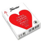 THE U.S. PLAYING CARD CO. Karty Fournier No 2500 Standard Index 100% Plastic Kolor czerwony - obrazek 3