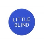 ŻETON BUTTON LITTLE BLIND BLAU