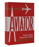 THE U.S. PLAYING CARD CO. Karty Aviator Poker No. 914 Standard Index kolor czerwony
