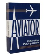 THE U.S. PLAYING CARD CO. Karty Aviator Poker No. 914 Standard Index kolor niebieski