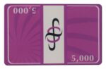 SUN-FLY PLAKIETA BOLD CLASS CERAMIKA NOMINAŁ 5000 DOLARÓW
