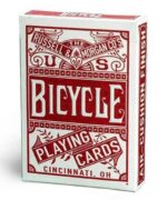 THE U.S. PLAYING CARD CO. KARTY BICYCLE CHAINLESS STANDARD INDEX KOLOR CZERWONY