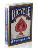 THE U.S. PLAYING CARD CO. KARTY BICYCLE POKER SIZE STANDARD INDEX KOLOR NIEBIESKI