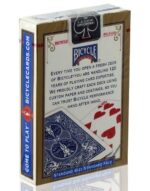 THE U.S. PLAYING CARD CO. KARTY BICYCLE POKER SIZE STANDARD INDEX KOLOR NIEBIESKI - obrazek 5