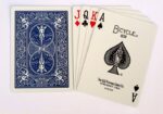 THE U.S. PLAYING CARD CO. KARTY BICYCLE POKER SIZE STANDARD INDEX KOLOR NIEBIESKI - obrazek 3