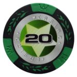 MONA Żeton Casino Poker Chip nominał 20 kolor zielony