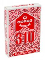 CARTAMUNDI Karty Copag 310 Regular Index Poker Size kolor czerwony