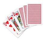 CARTAMUNDI Karty Copag Regular Index Poker Size 100% Plastic kolor czerwony - obrazek 2