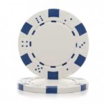 Evergreen Żeton Dice Kolor biały