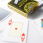 CARTAMUNDI Karty Copag Texas Holdem Gold Jumbo Index Poker Size 100% Plastic kolor czarny - obrazek 6