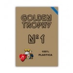 MODIANO KARTY GOLDEN TROPHY POKER 4 STANDARD INDEX 100% PLASTIC KOLOR NIEBIESKI