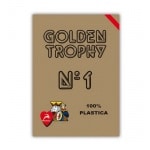 MODIANO KARTY GOLDEN TROPHY POKER 4 STANDARD INDEX 100% PLASTIC KOLOR CZERWONY