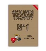 MODIANO KARTY GOLDEN TROPHY POKER 4 STANDARD INDEX 100% PLASTIC KOLOR CZERWONY