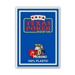 MODIANO Karty do pokera Texas Hold'em Jumbo Index 100% plastic Kolor niebieski