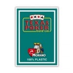 MODIANO KARTY DO POKERA TEXAS HOLD'EM JUMBO INDEX 100% PLASTIC KOLOR CIEMNOZIELONY