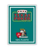 MODIANO KARTY DO POKERA TEXAS HOLD'EM JUMBO INDEX 100% PLASTIC KOLOR CIEMNOZIELONY