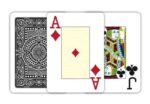 MODIANO KARTY DO POKERA TEXAS HOLD'EM JUMBO INDEX 100% PLASTIC KOLOR CZARNY - obrazek 3