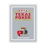 MODIANO KARTY DO POKERA TEXAS HOLD'EM JUMBO INDEX 100% PLASTIC KOLOR SZARY