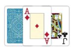 MODIANO KARTY DO POKERA TEXAS HOLD'EM JUMBO INDEX 100% PLASTIC KOLOR JASNOZIEBIESKI - obrazek 3