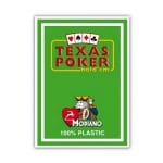 MODIANO KARTY DO POKERA TEXAS HOLD'EM JUMBO INDEX 100% PLASTIC KOLOR JASNOZIELONY