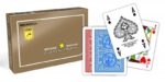 MODIANO KARTY RAMINO GOLDEN TROPHY POKER 4 STANDARD INDEX 100% PLASTIC 2 TALIE - obrazek 3