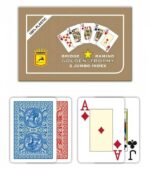 MODIANO KARTY RAMINO GOLDEN TROPHY POKER JUMBO INDEX 100% PLASTIC 2 TALIE - obrazek 2