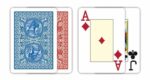 MODIANO KARTY RAMINO GOLDEN TROPHY POKER JUMBO INDEX 100% PLASTIC 2 TALIE - obrazek 3