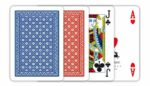 MODIANO KARTY SUPER FIORI POKER RAMINO 4 STANDARD INDEX 100% PLASTIC 2 TALIE - obrazek 3