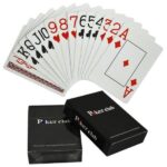 MONA Karty Poker Club Jumbo Index 100% Plastic kolor czerwony - obrazek 3