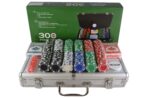 EVERGREEN Zestaw 300 żetonów DICE do pokera w aluminiowej walizce - obrazek 3