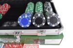 EVERGREEN Zestaw 300 żetonów DICE do pokera w aluminiowej walizce - obrazek 4