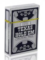 CARTAMUNDI Karty Copag Texas Holdem Silver Dual Index 100% Plastic kolor czarny - obrazek 2