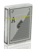 CARTAMUNDI Karty Copag Texas Holdem Silver Dual Index 100% Plastic kolor czarny - obrazek 3