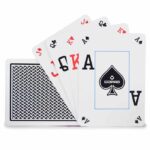 CARTAMUNDI Karty Copag Texas Holdem Silver Dual Index 100% Plastic kolor czarny - obrazek 4