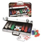 MERCHANT Zestaw 300 żetonów SUITS do pokera w aluminiowej walizce - obrazek 3