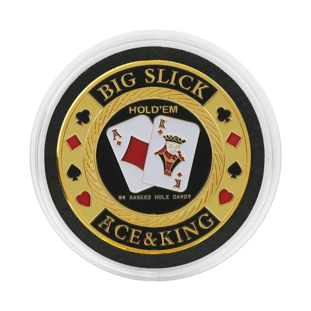 EVERGREEN Poker Card Guard BIG SLICK – ACE&amp;KING (Strażnik kart ...