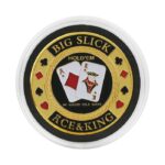 EVERGREEN Poker Card Guard BIG SLICK - ACE&KING (Strażnik kart/Protektor) - obrazek 2