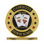 EVERGREEN Poker Card Guard COWBOYS - PAIR OF KINGS (Strażnik kart/Protektor)
