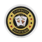 EVERGREEN Poker Card Guard COWBOYS - PAIR OF KINGS (Strażnik kart/Protektor) - obrazek 2