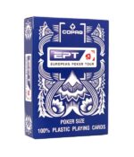 CARTAMUNDI Karty Copag EPT Jumbo Index Poker Size 100% Plastic kolor niebieski