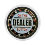 EVERGREEN Żeton DEALER - ON THE BUTTON Metal - obrazek 2
