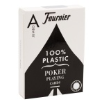 THE U.S. PLAYING CARD CO. Karty Fournier No 2800 Jumbo Index 100% Plastic Kolor niebieski