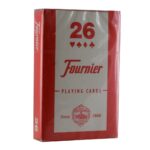 THE U.S. PLAYING CARD CO. Karty Fournier No 26 Bridge Size Standard Index Kolor czerwony