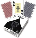 THE U.S. PLAYING CARD CO. Karty Fournier No 2800 Jumbo Index 100% Plastic Kolor niebieski - obrazek 4