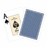 THE U.S. PLAYING CARD CO. Karty Fournier No 2800 Jumbo Index 100% Plastic Kolor niebieski - obrazek 2