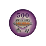 EVERGREEN Żeton do pokera LAS VEGAS Ceramika Nominał 500