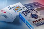 THE U.S. PLAYING CARD CO. Karty do gry Bicycle PRESTIGE 100% Plastic kolor niebieski - obrazek 5