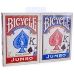 THE U.S. PLAYING CARD CO. Zestaw kart do gry Bicycle Jumbo Index (2 TALIE)