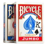 THE U.S. PLAYING CARD CO. Zestaw kart do gry Bicycle Jumbo Index (2 TALIE) - obrazek 2